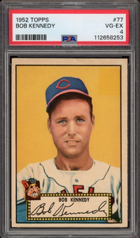 1952 Topps #77 Bob Kennedy PSA VG-EX 4