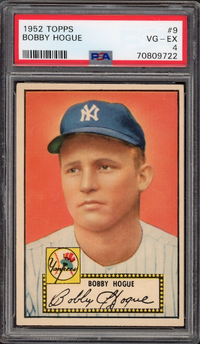 1952 Topps #9 Bobby Hogue PSA VG-EX 4