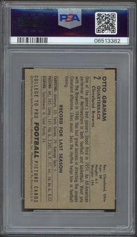 1952 Bowman Small #2 Otto Graham PSA NM-MT 8