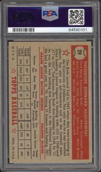 1952 Topps #29 Ted Kluszewski PSA VG-EX 4
