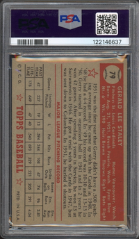 1952 Topps #79 Gerald Staley PSA EX+ 5.5