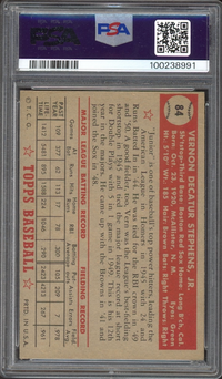 1952 Topps #84 Vern Stephens PSA EX-MT 6