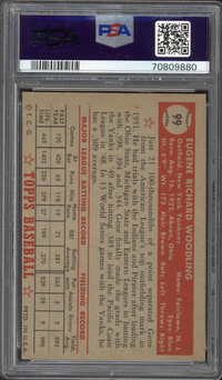 1952 Topps #99 Gene Woodling PSA EX-MT 6