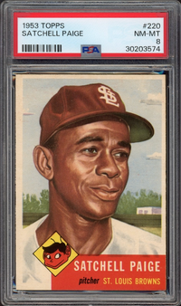 1953 Topps #220 Satchel Paige PSA NM-MT 8