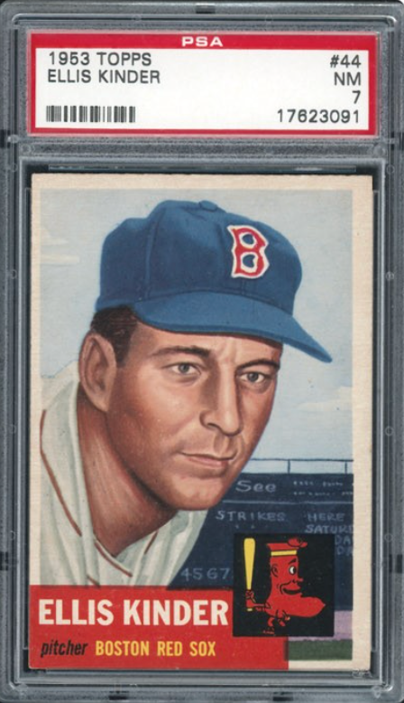 1953 Topps #44 Ellis Kinder PSA 7