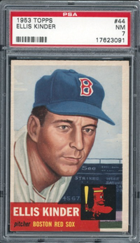 1953 Topps #44 Ellis Kinder PSA 7