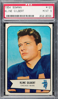 1954 Bowman #123 Kline Gilbert PSA 9