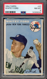 1954 Topps #37 Whitey Ford PSA NM-MT 8