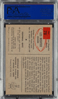 1954 Bowman #78 Les Richter PSA MINT 9