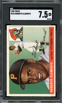 1955 Topps #164 Roberto Clemente SGC NM+ 7.5