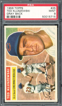 1956 Topps #25 Ted Kluszewski PSA 9