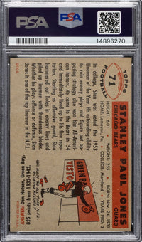1956 Topps #71 Stan Jones PSA 8
