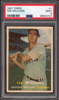 1957 Topps #1 Ted Williams PSA MINT 9