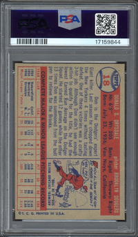 1957 Topps #18 Don Drysdale ROOKIE PSA NM-MT+ 8.5