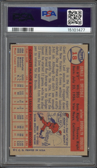 1957 Topps #18 Don Drysdale ROOKIE PSA NM-MT 8