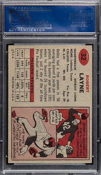 1957 Topps #32 Bobby Layne PSA MINT 9