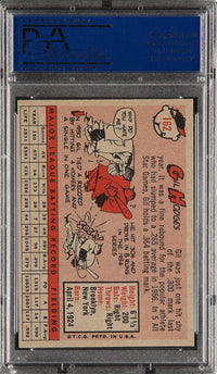 1958 Topps #162 Gil Hodges PSA 9