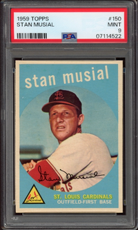 1959 Topps #150 Stan Musial PSA MINT 9