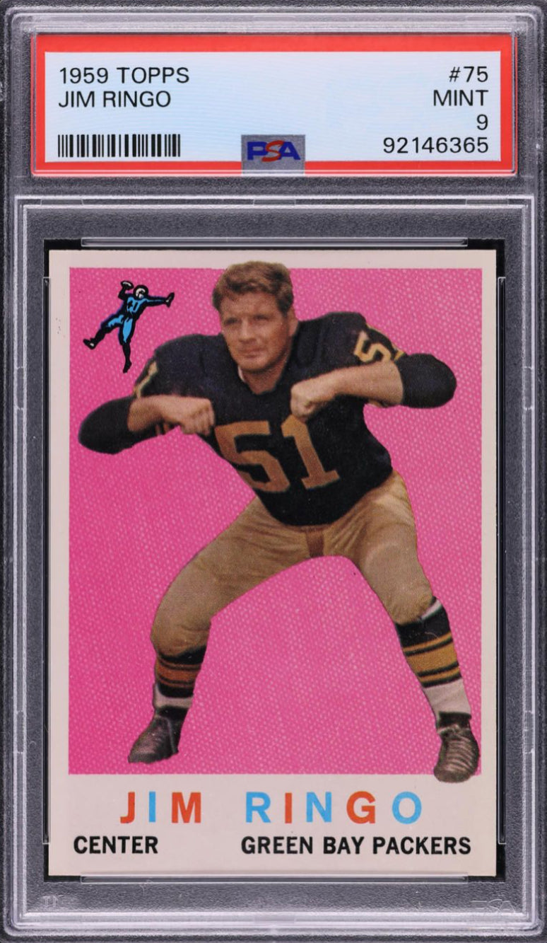 1959 Topps #75 Jim Ringo PSA MINT 9
