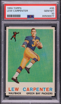 1959 Topps #95 Lew Carpenter PSA GEM MINT 10
