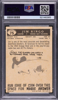 1959 Topps #75 Jim Ringo PSA MINT 9