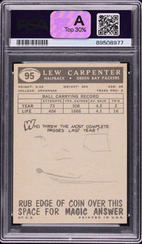 1959 Topps #95 Lew Carpenter PSA GEM MINT 10