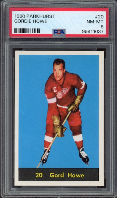 1960 Parkhurst #20 Gordie Howe PSA NM-MT 8
