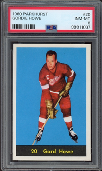 1960 Parkhurst #20 Gordie Howe PSA NM-MT 8