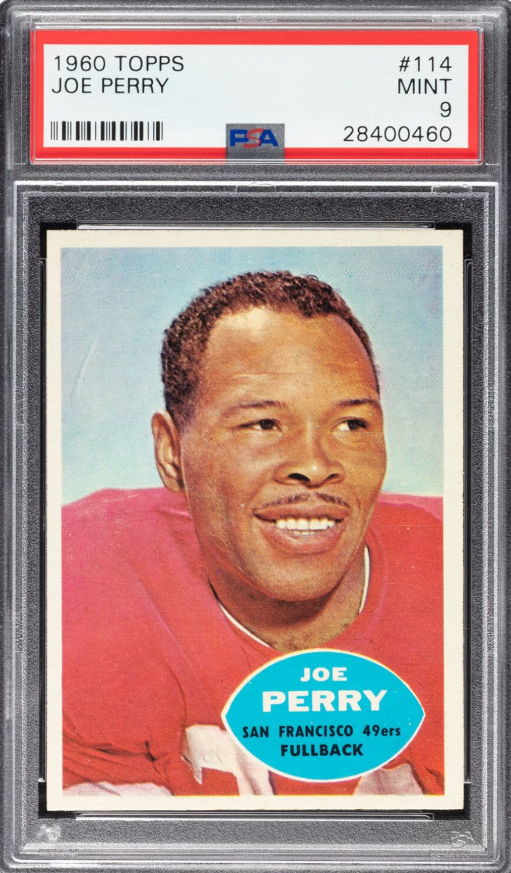 1960 Topps #114 Joe Perry PSA 9