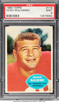 1960 Topps #116 Hugh McElhenny PSA 9