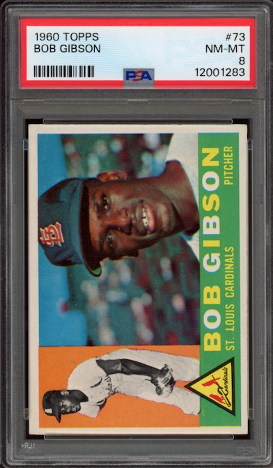 1960 Topps #73 Bob Gibson PSA NM-MT 8