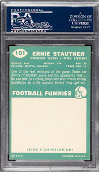 1960 Topps #101 Ernie Stautner PSA 9
