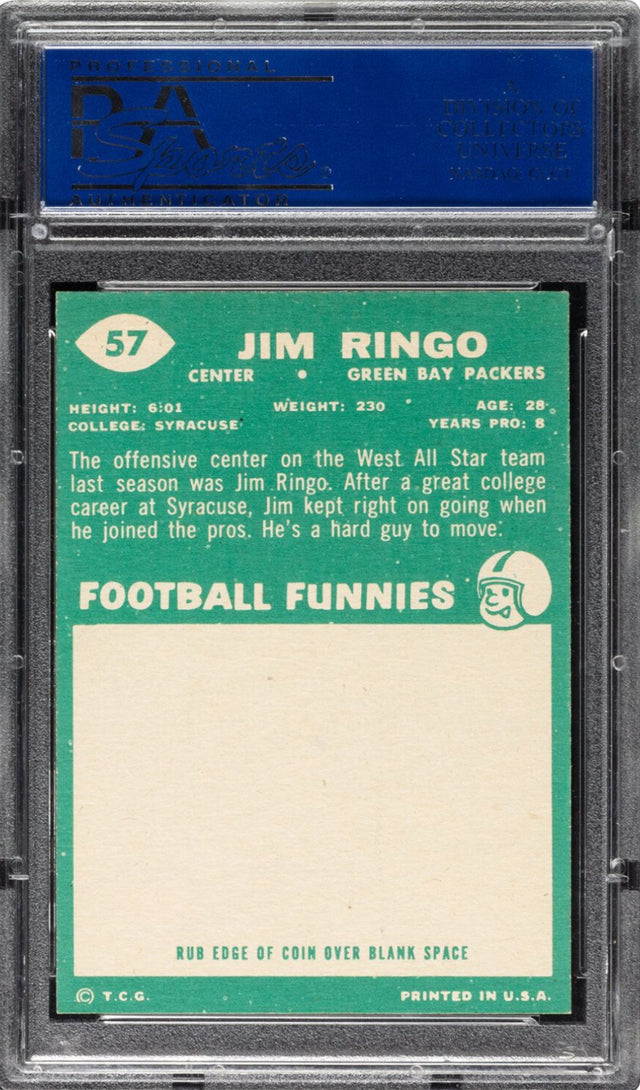 1960 Topps #57 Jim Ringo PSA MINT 9