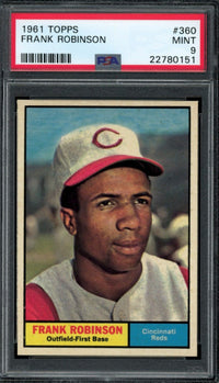 1961 Topps #360 Frank Robinson PSA 9