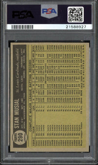 1961 Topps #290 Stan Musial PSA 9