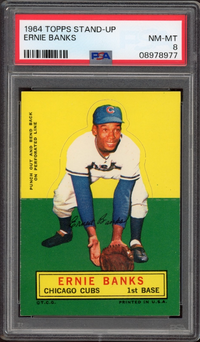 1964 Topps Stand-Up Ernie Banks PSA NM-MT 8