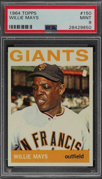 1964 Topps #150 Willie Mays PSA 9