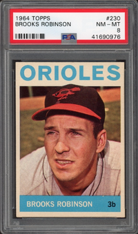 1964 Topps #230 Brooks Robinson PSA NM-MT 8
