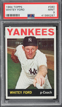1964 Topps #380 Whitey Ford PSA MINT 9