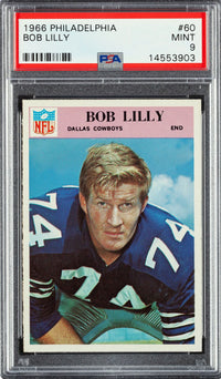 1966 Philadelphia #60 Bob Lilly PSA 9