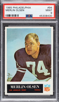 1965 Philadelphia #94 Merlin Olsen PSA 9