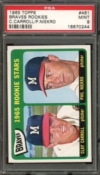 1965 Topps Braves Rookies #461 PSA 9