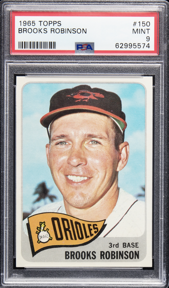 1965 Topps #150 Brooks Robinson PSA 9