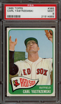 1965 Topps #385 Carl Yastrzemski PSA 9