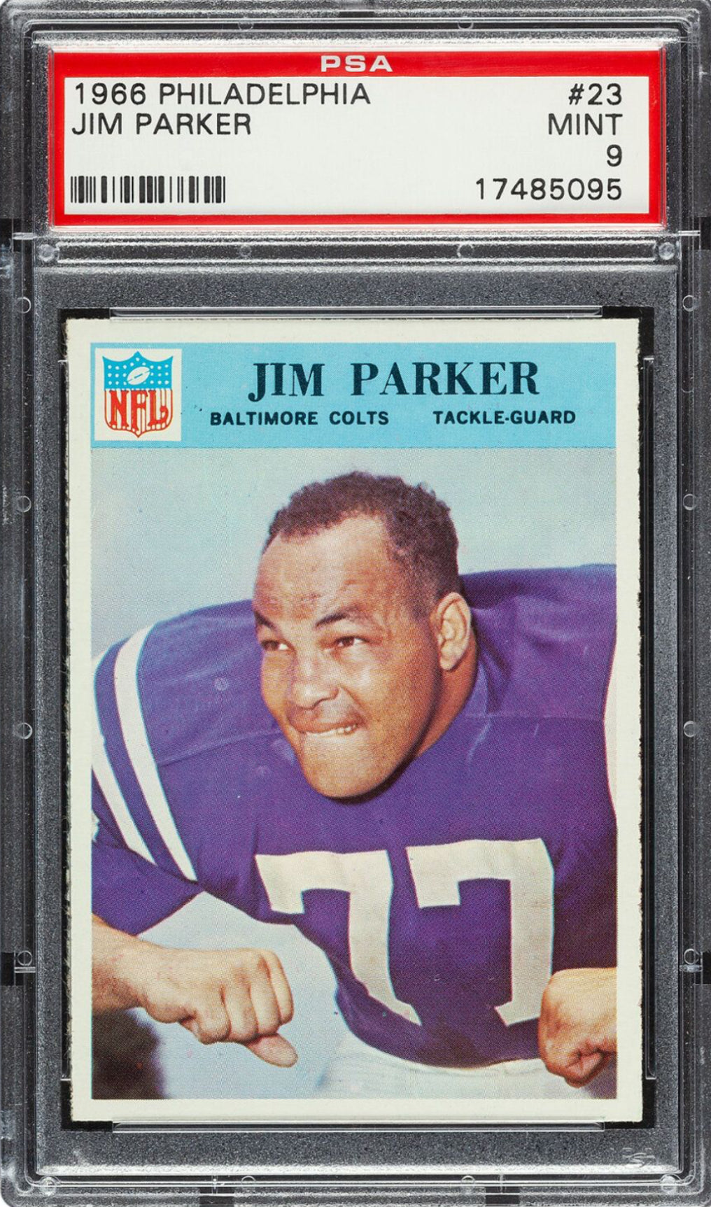 1966 Philadelphia #23 Jim Parker PSA 9