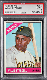 1966 Topps #255 Willie Stargell PSA 9