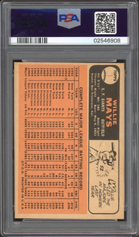 1966 Topps #1 Willie Mays PSA NM-MT 8