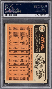 1966 Topps #513 Camilo Carreon PSA MINT 9