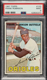 1967 Topps #100 Frank Robinson PSA 9