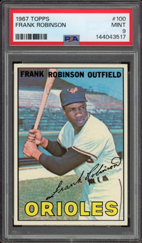 1967 Topps #100 Frank Robinson PSA MINT 9